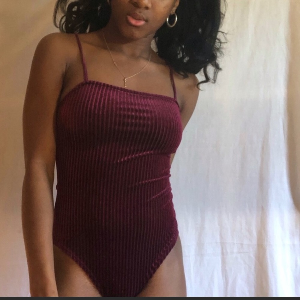 Red velvet one piece